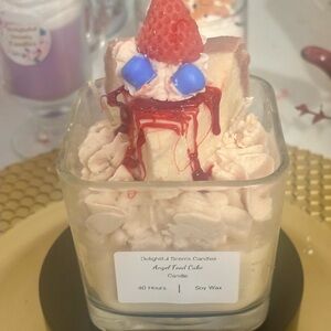 Angel Food Cake Candle